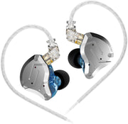 KZ ZS10 Pro Blue HiFi In Ear Earphones 4BA+1DD Hybrid Driver Noise Cancel