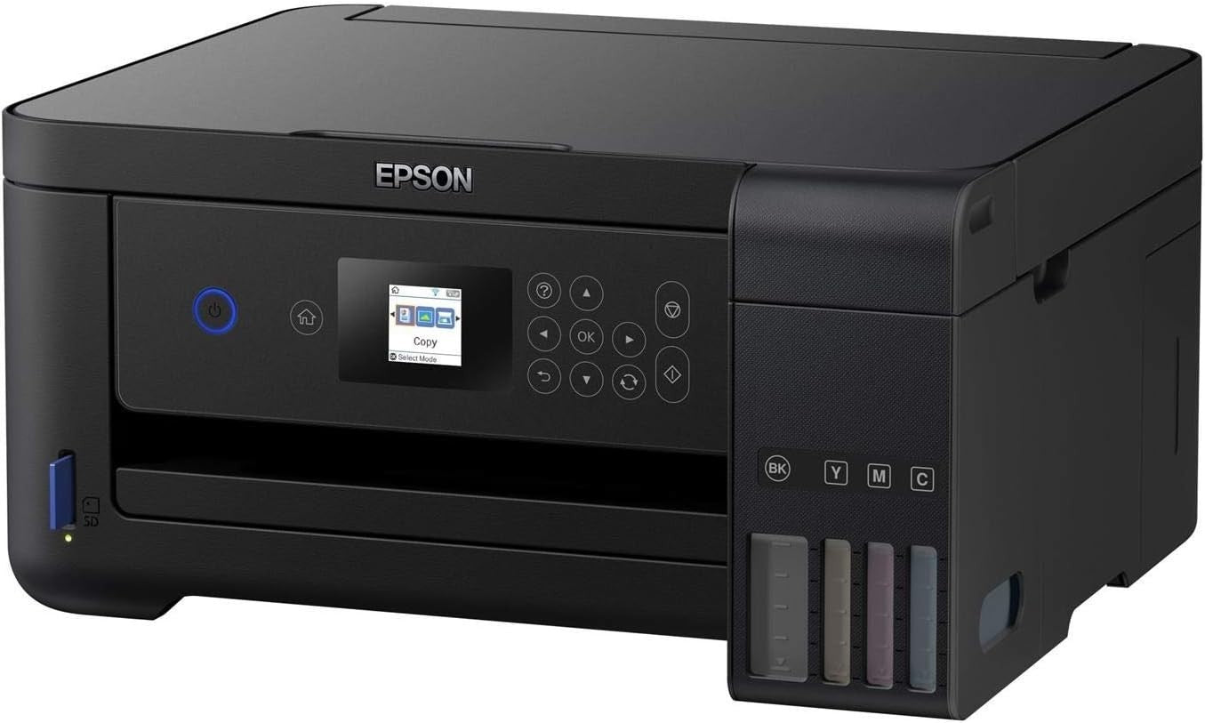 EcoTank A4 Inkjet Printer | Wi-Fi | Duplex | 3-in-1 Colour Prints