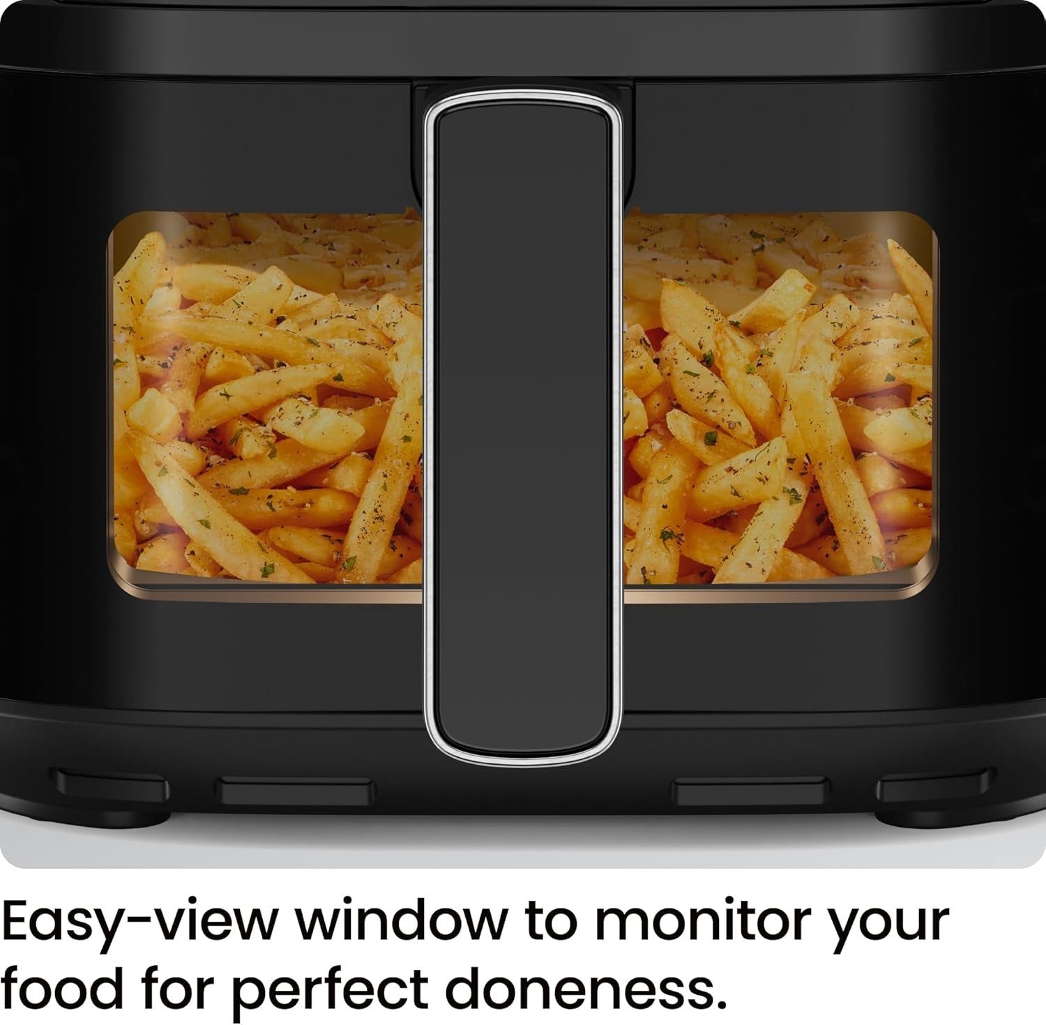 3.75L Air Fryer Window Hi-Fry 235°C Touch Control 4 Presets Compact