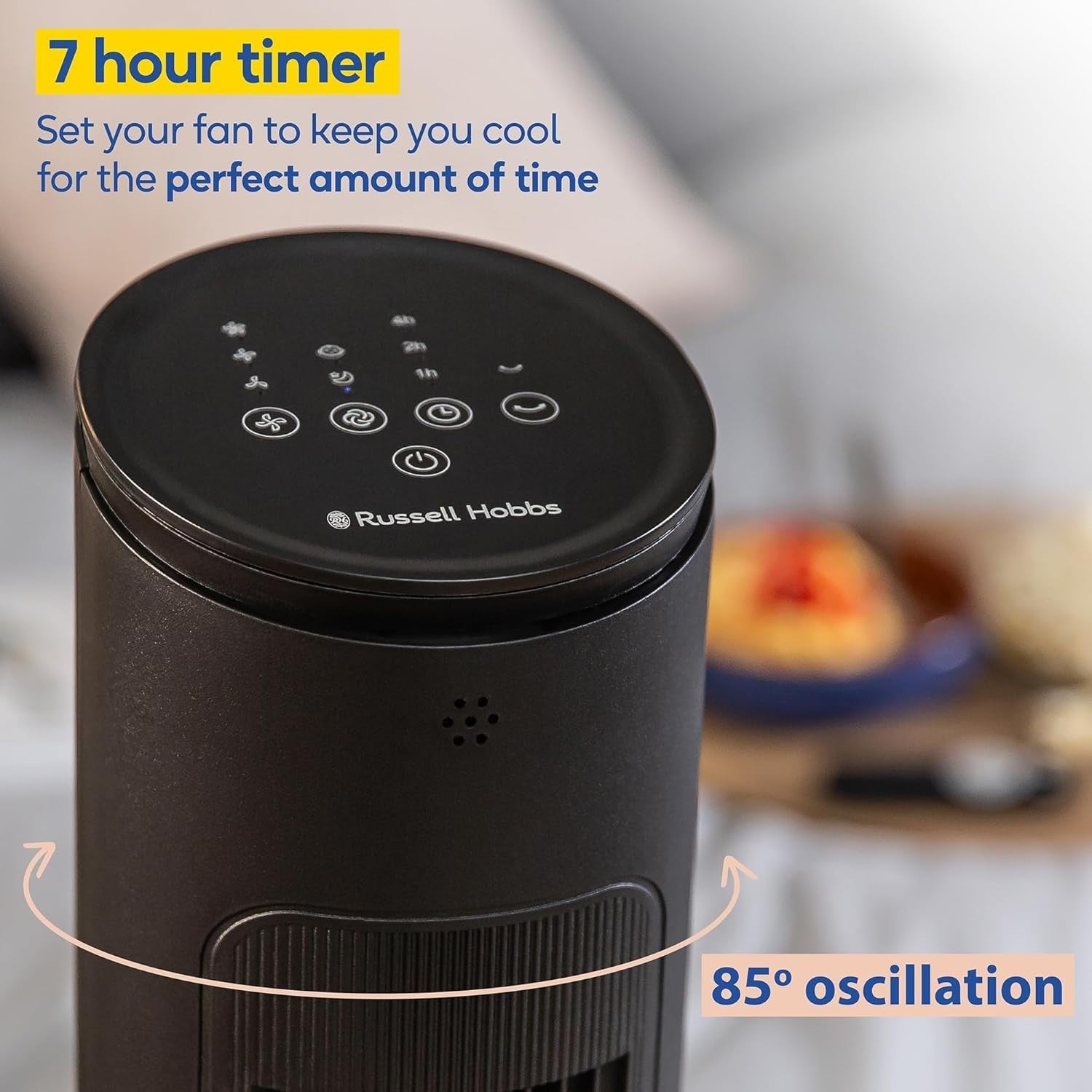 Tower Fan with Remote Control 3-Speed Oscillating Quiet Cooling for Home Office