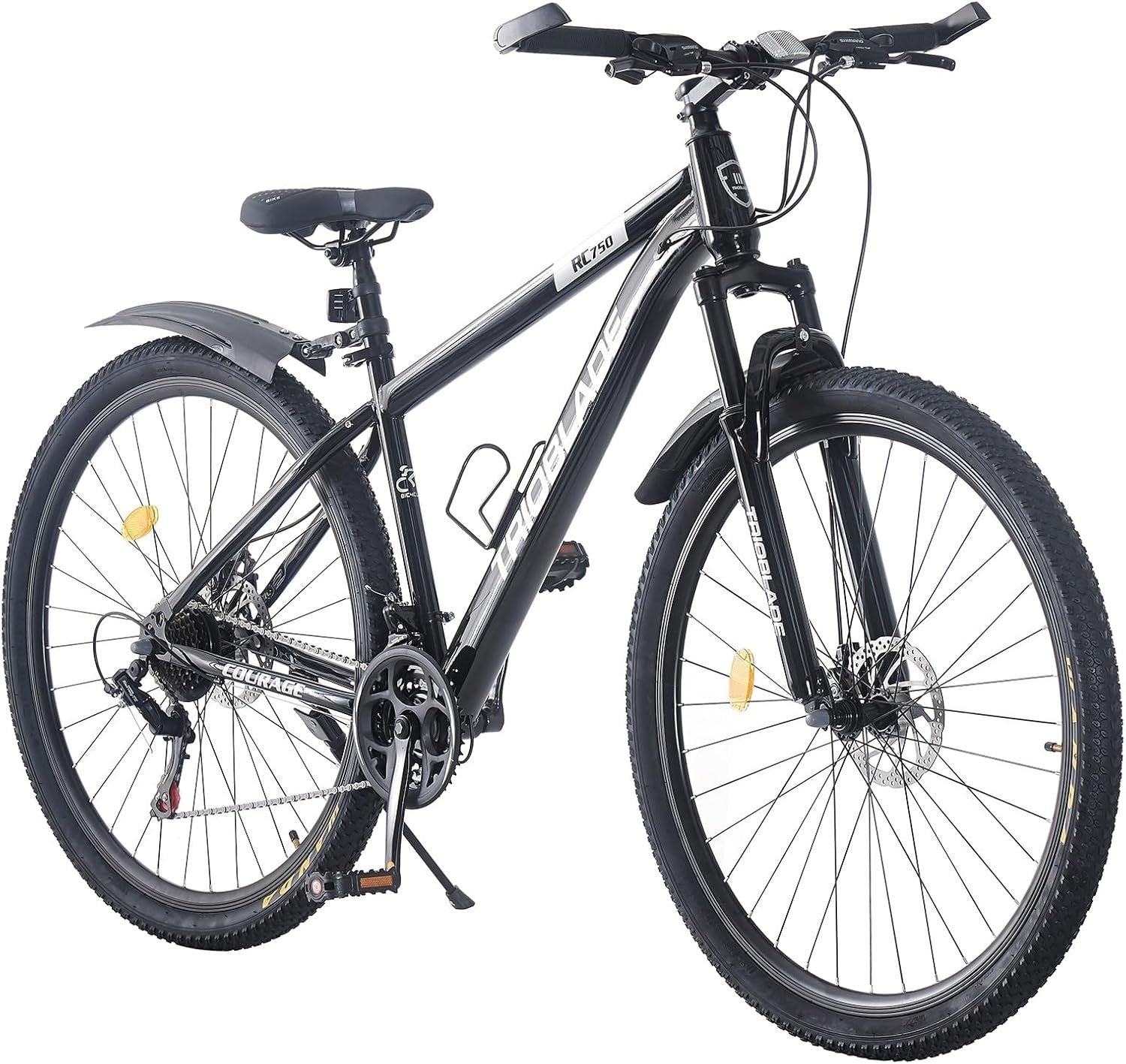 27.5" Mountain Bike 21-Speed Aluminum Frame Front Suspension Disc Brakes