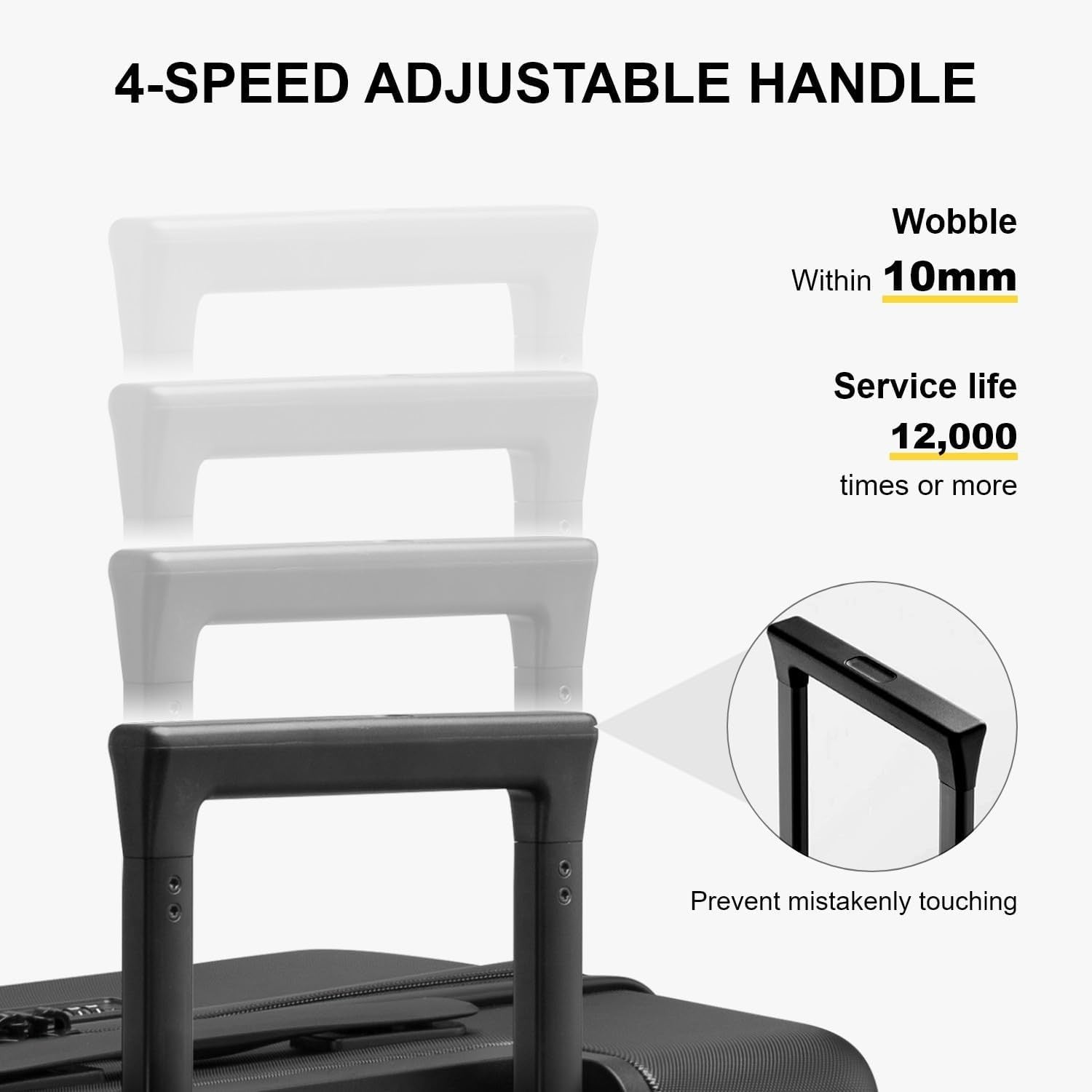 28 Inch Large Hard Shell Suitcase Lightweight PC Spinner Wheels TSA Lock