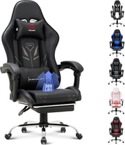 Gaming Chair High Back Footrest Swivel Recliner Office Computer Desk Seat