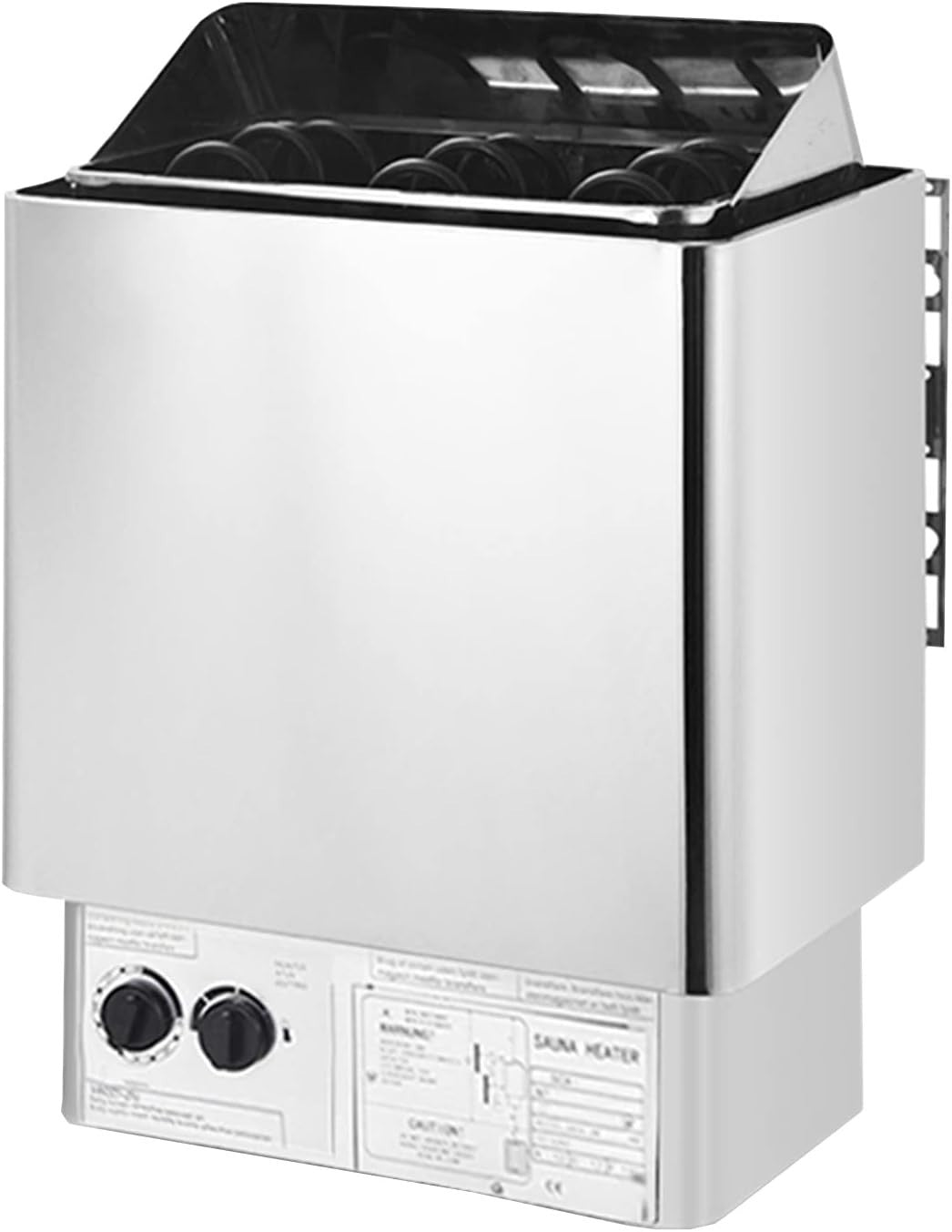 3KW Electric Sauna Heater Stainless Steel Fast-Heat Wet Dry Stove Wall Mount