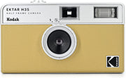 35mm Half Frame Film Camera Reusable Focus Free Compact Sand