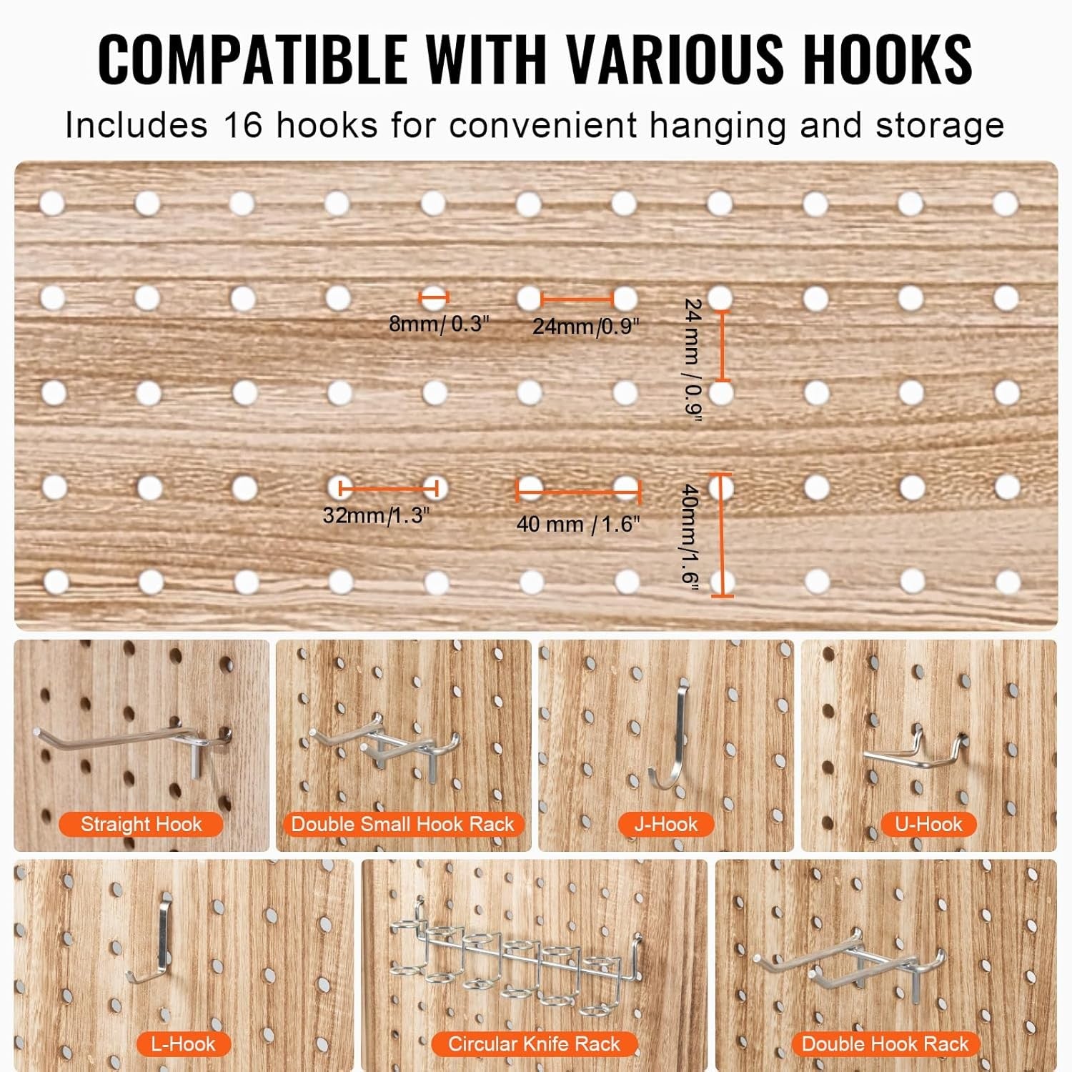 4 Panel Wooden Folding Room Divider Carved Privacy Screen 162x170cm Natural