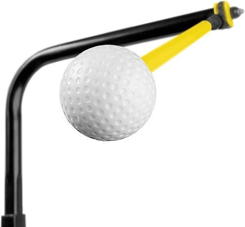 Golf Swing Trainer Practice Aid w/ Adjustable Ball Height Feedback