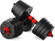 Adjustable Dumbbell Weights Set 20kg 30kg 40kg Non Slip Home Gym