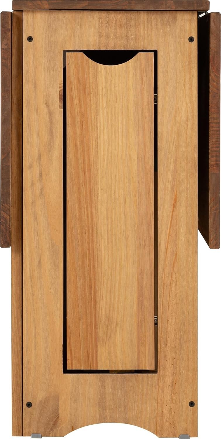 Butterfly Folding Dining Table Set Space Saving Distressed Waxed Pine