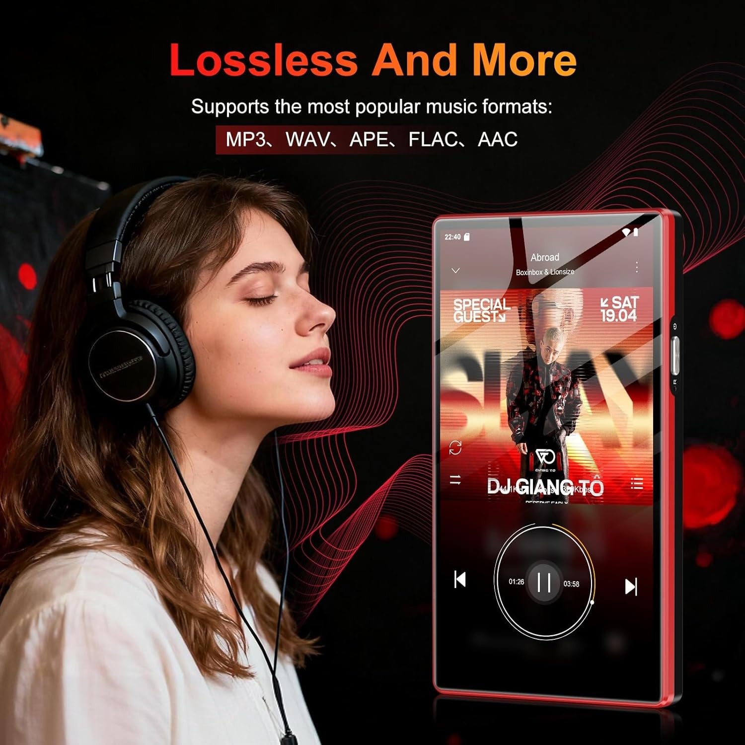 160GB MP3 Player 5" Touch Screen WiFi Bluetooth FM 1080P