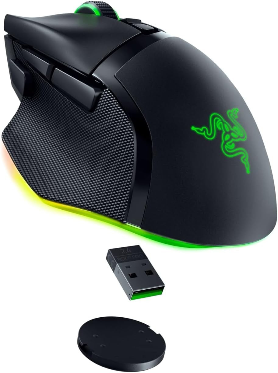 Pro Wireless Gaming Mouse 30K DPI RGB Tilt Wheel 11 Button Ergonomic