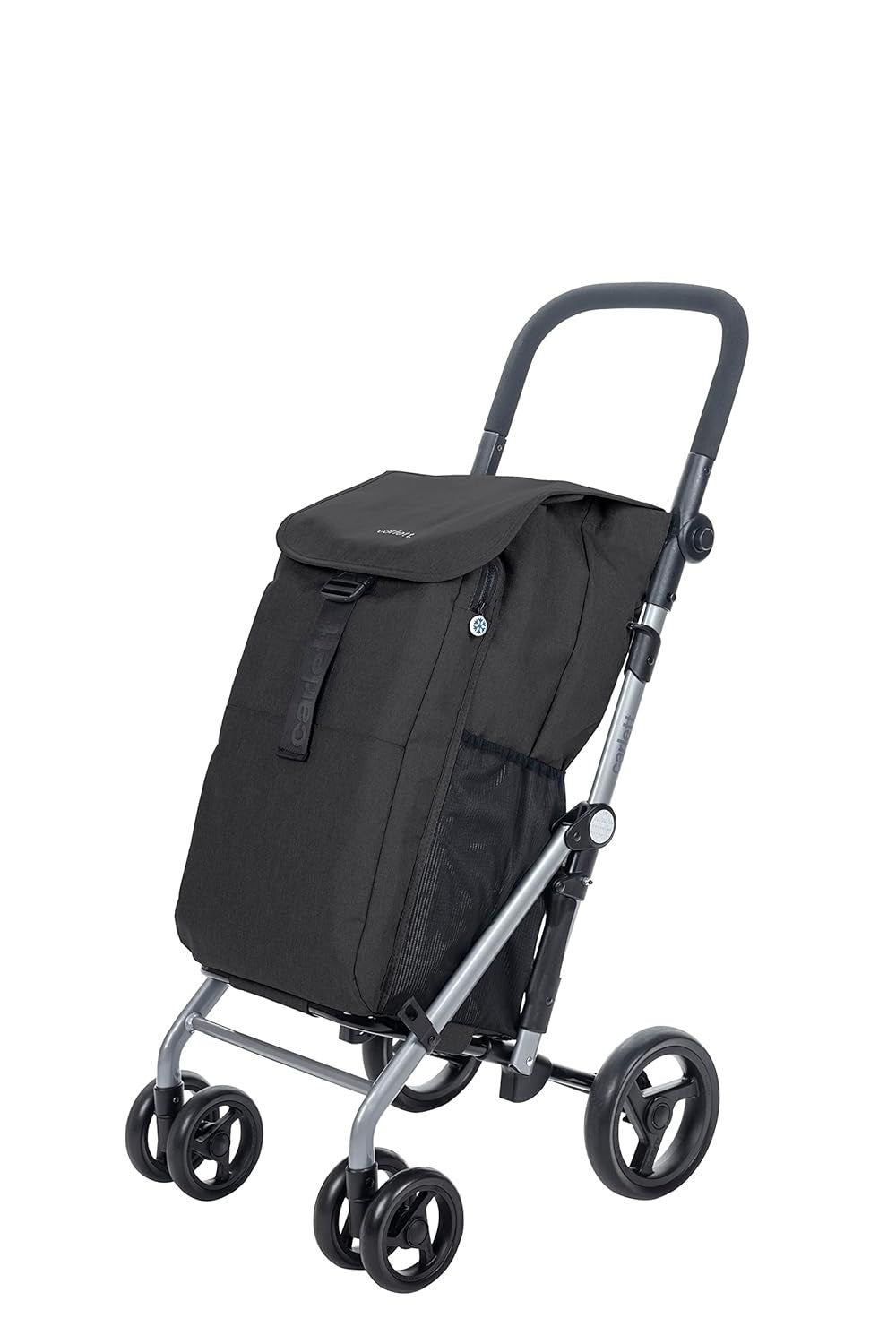 Foldable Shopping Cart Trolley 63L Thermal Bag 25kg Grocery Organizer