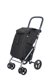 Foldable Shopping Cart Trolley 63L Thermal Bag 25kg Grocery Organizer