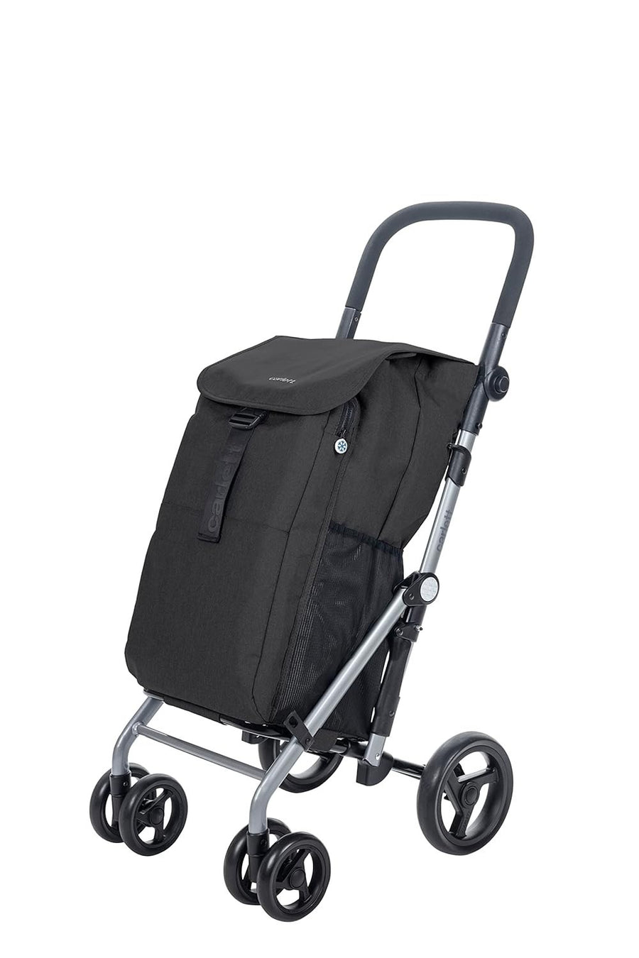Foldable Shopping Cart Trolley 63L Thermal Bag 25kg Grocery Organizer