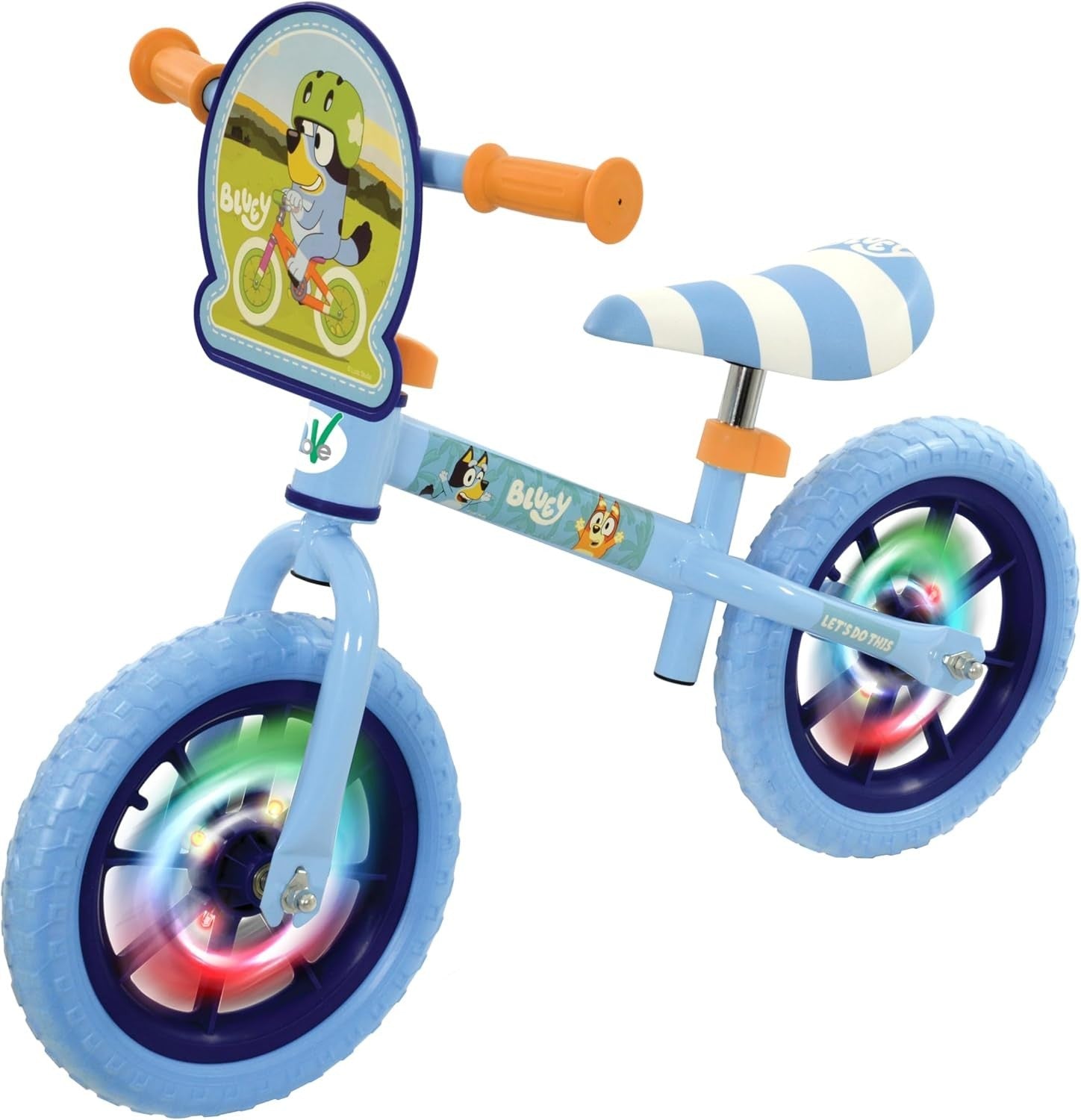 12 Inch Kids Balance Bike Light Up Wheels Adjustable Seat Toddler 2+