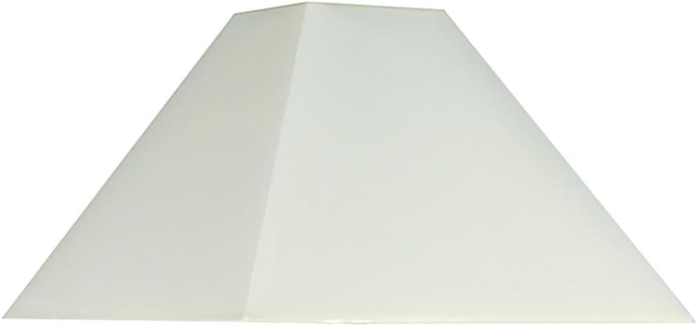 35cm Cream Square Lamp Shade Pyramid Cotton Table Floor Light