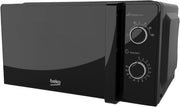 Black 20L Compact Microwave Oven 700W Manual Timer Defrost