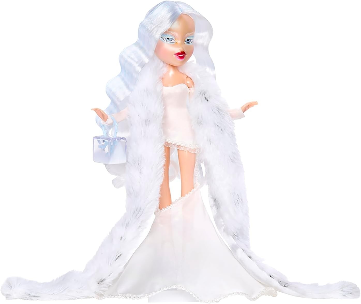 Holiday Collector Fashion Doll Winter Gown Faux Fur Accessories