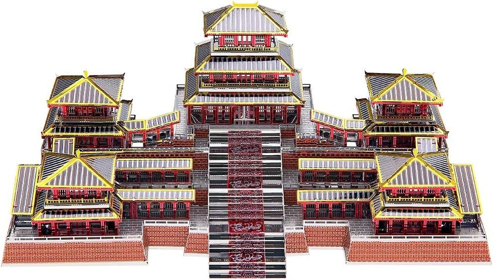 3D Metal Puzzle Model Kit - Scenic Building Craft, 186 Pieces, 12Lx2WxH cm