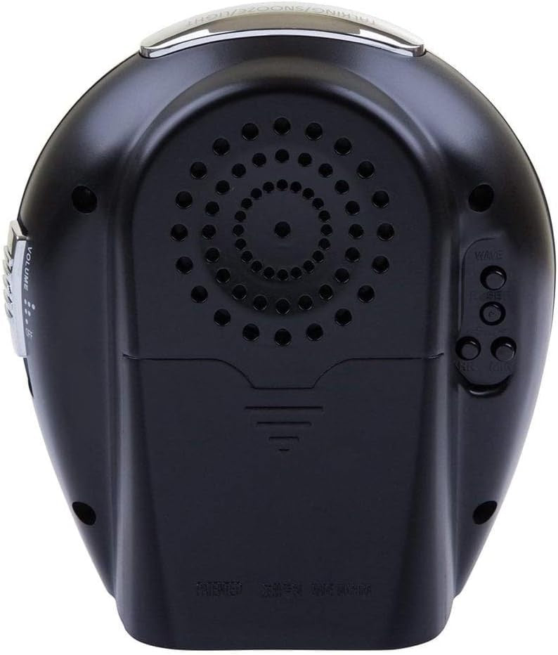Talking Alarm Clock Large Numbers Voice Announce Time Snooze Black