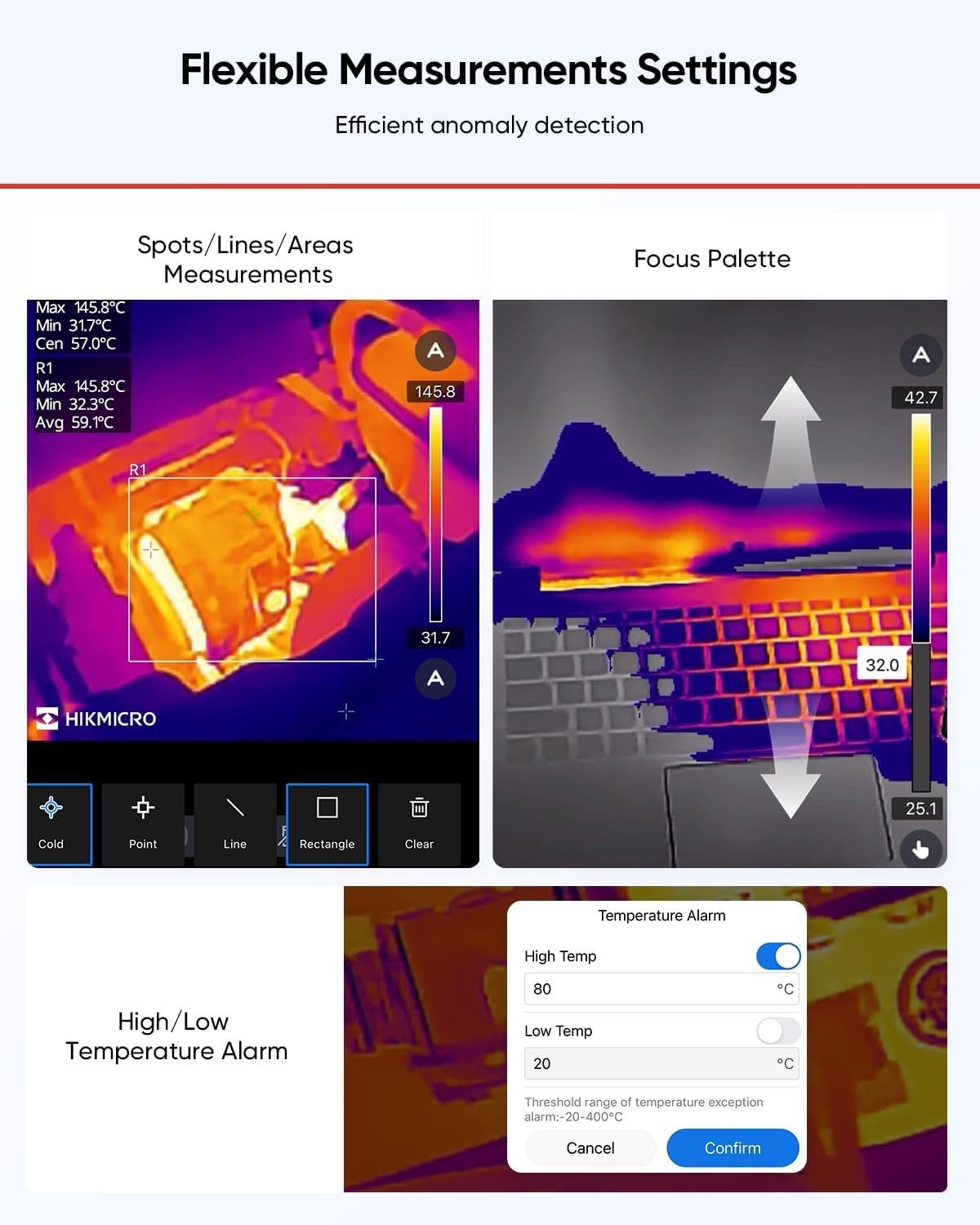 Thermal Camera for iPhone Android 192x192 IR USB-C Imaging Camera