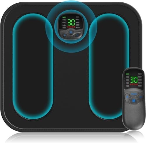 Portable EMS Foot Massager Mat 30 Intensity Muscle Circulation Relief