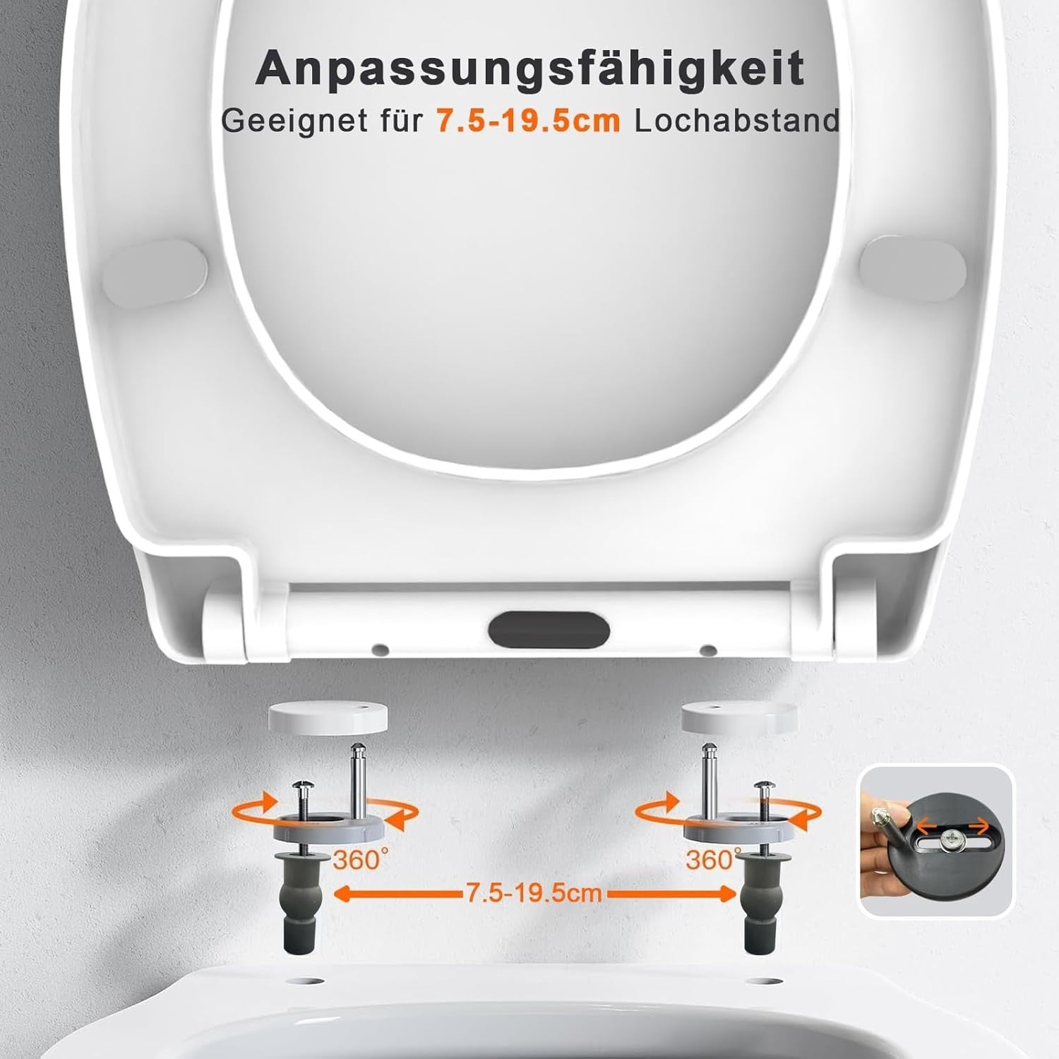 Universal Oval Toilet Seat Soft Close Quick Release White Heavy Duty 150kg