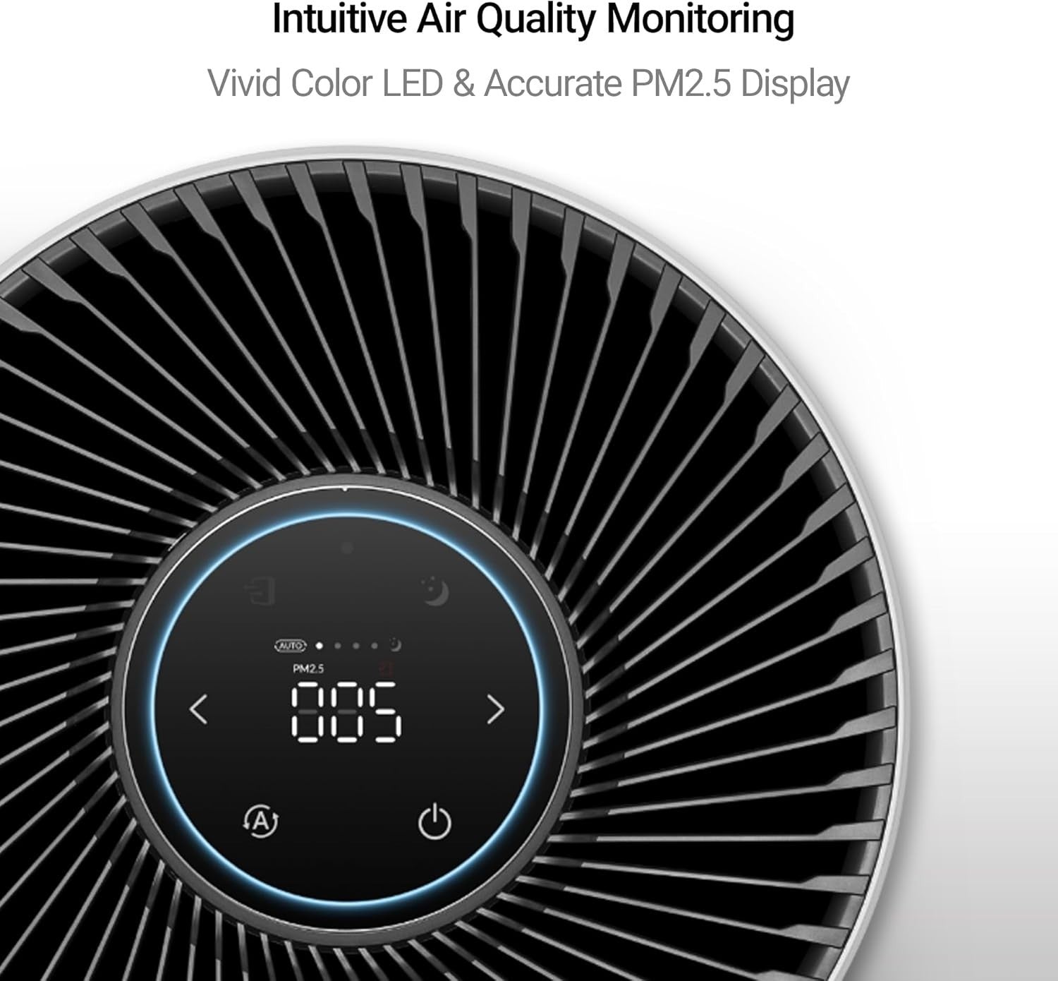 Smart HEPA Air Purifier 120m² CADR 500 Smoke Dust Allergy Removal