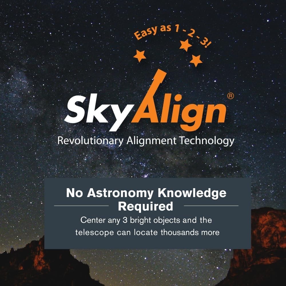 5SE 127mm SCT Telescope with GoTo Mount and Tripod-Orange