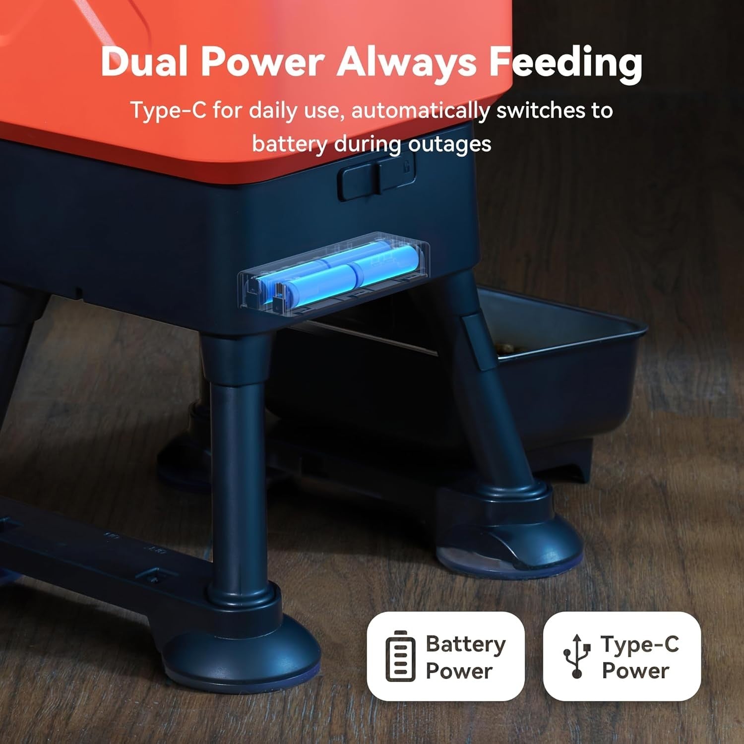 14L Smart Dog Feeder WiFi App Control Auto Food Dispenser Large Dogs