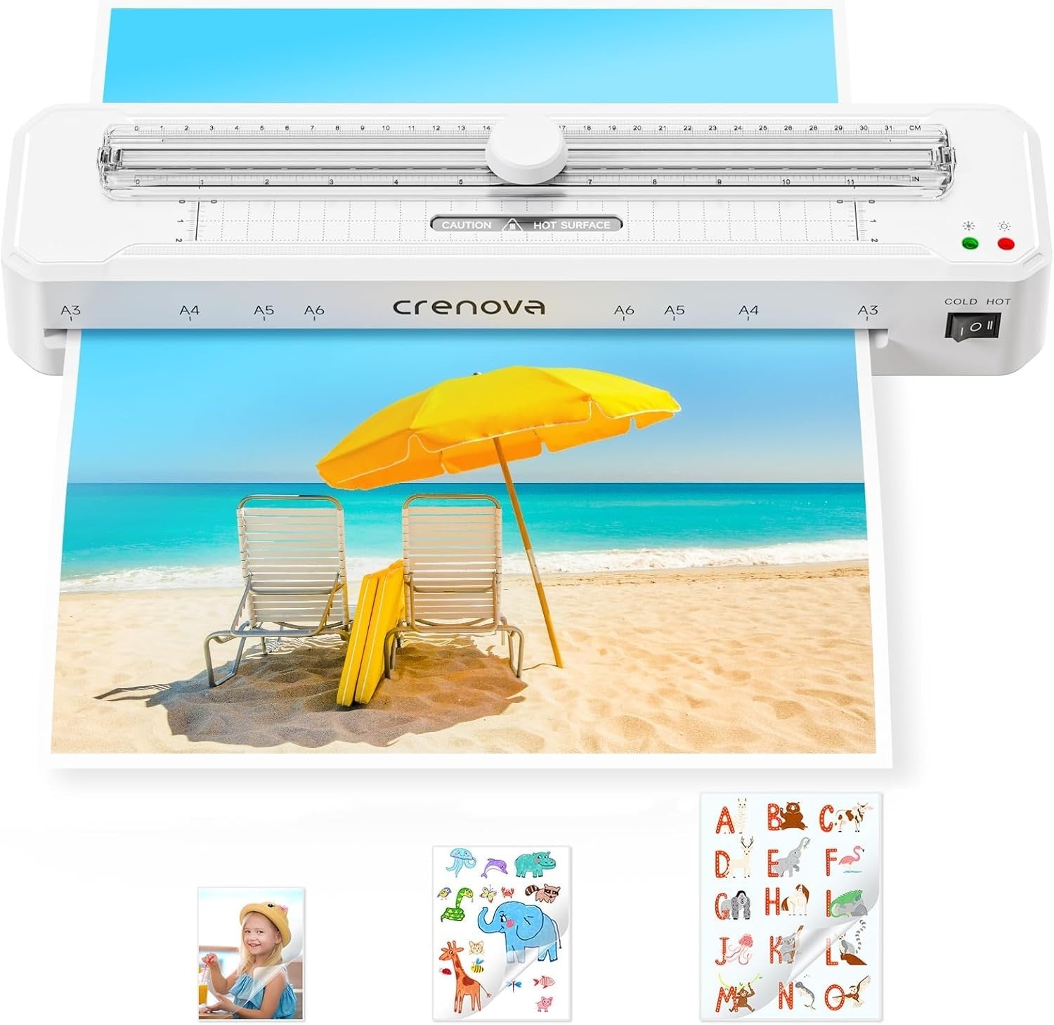 A3 Laminator 13in Hot Cold Machine with Cutter Fast Jam Free