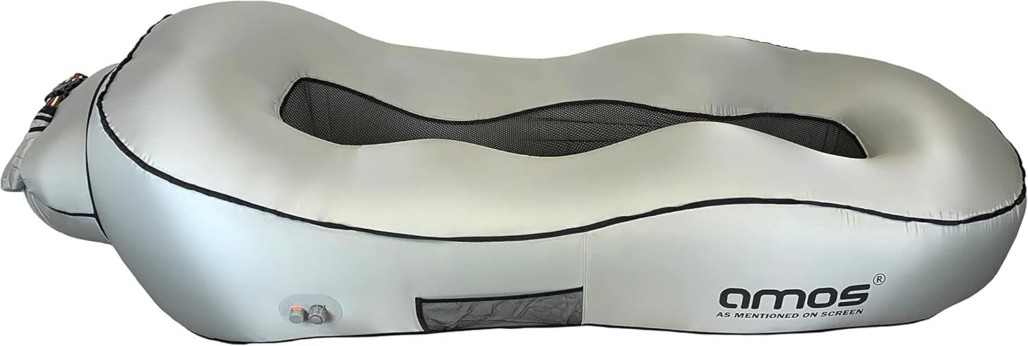 Portable Inflatable Air Lounger Bed – Auto Inflate, Built-In Power Bank