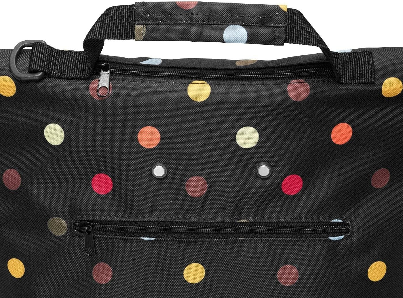 43L Reisenthel Trolley Bag with Dots Pattern, 2 Wheels & Telescopic Handle