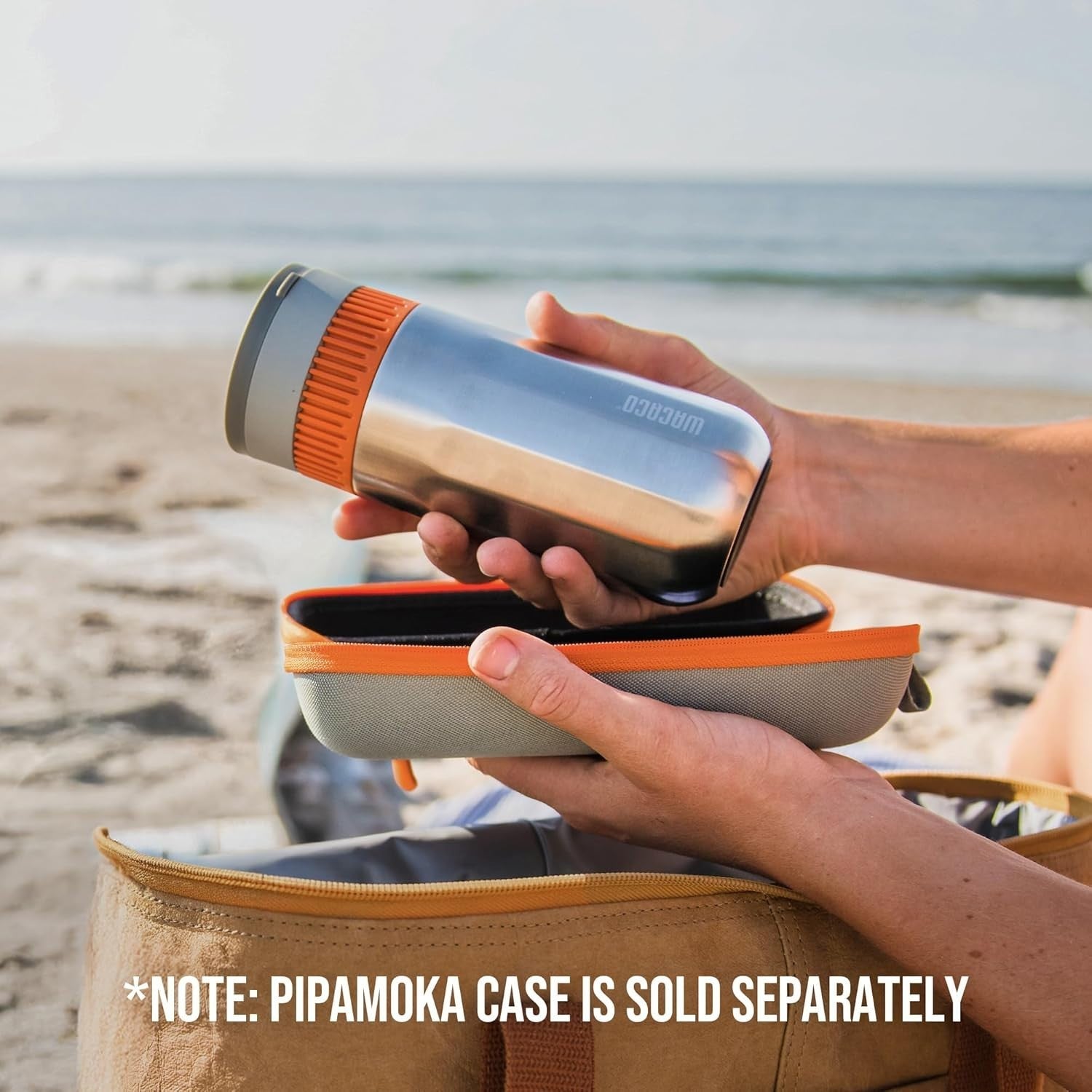 Portable Vacuum Coffee Maker Travel Mug | Stainless Steel Quick Brew System