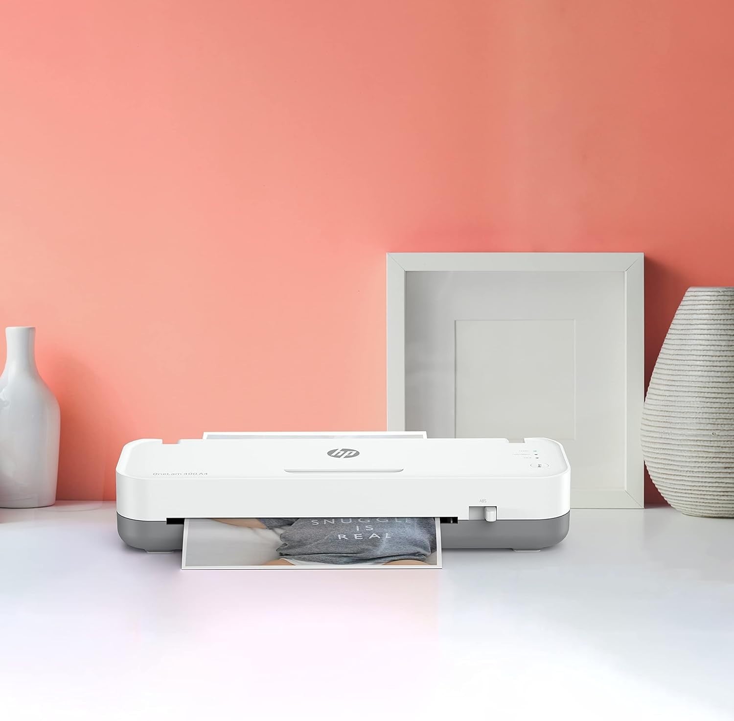 A4 Laminator Hot Cold 400mm/min Fast Warm Up 75–125 Mic Kit