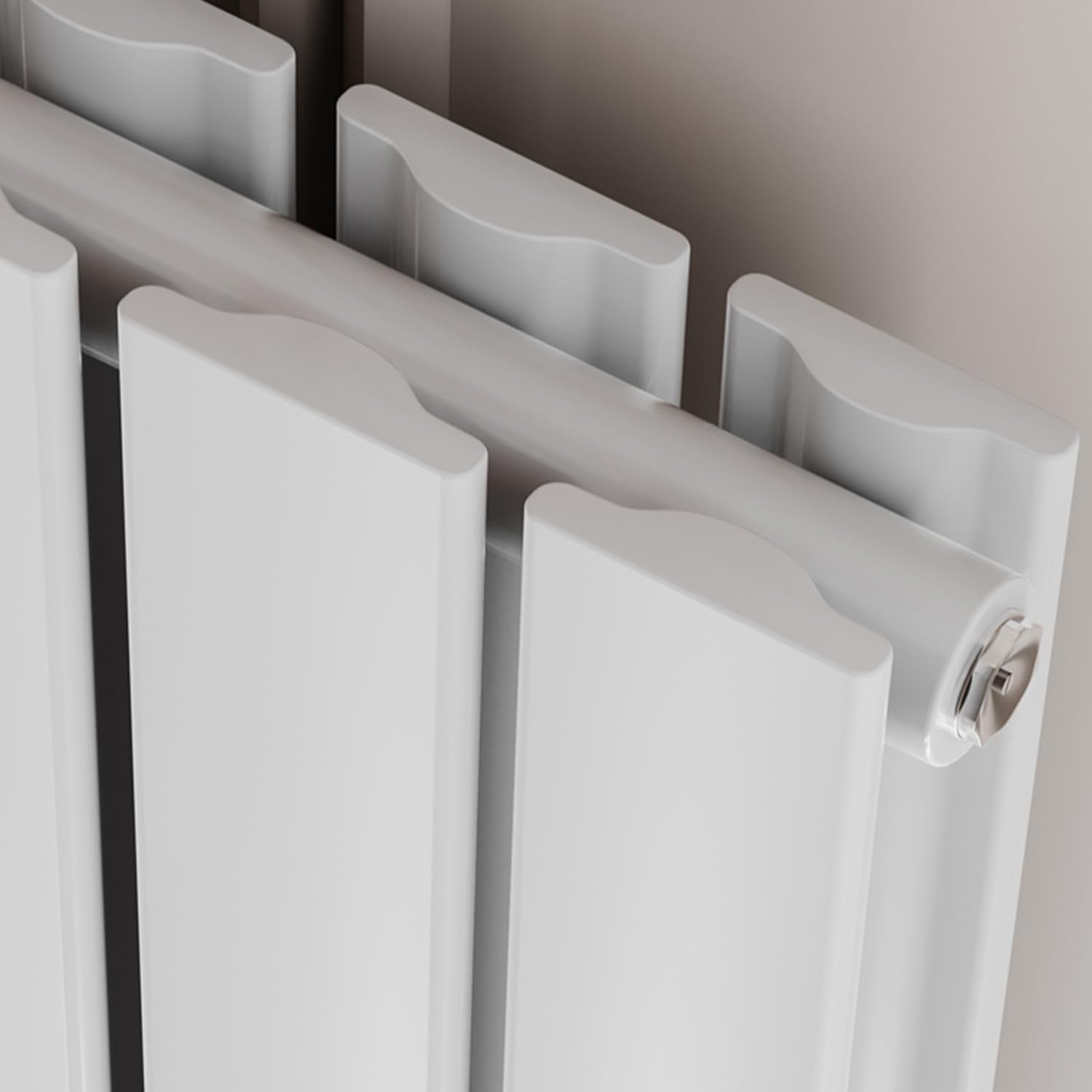 Slim Vertical Flat Panel Radiator 1600x340mm High Heat Output White