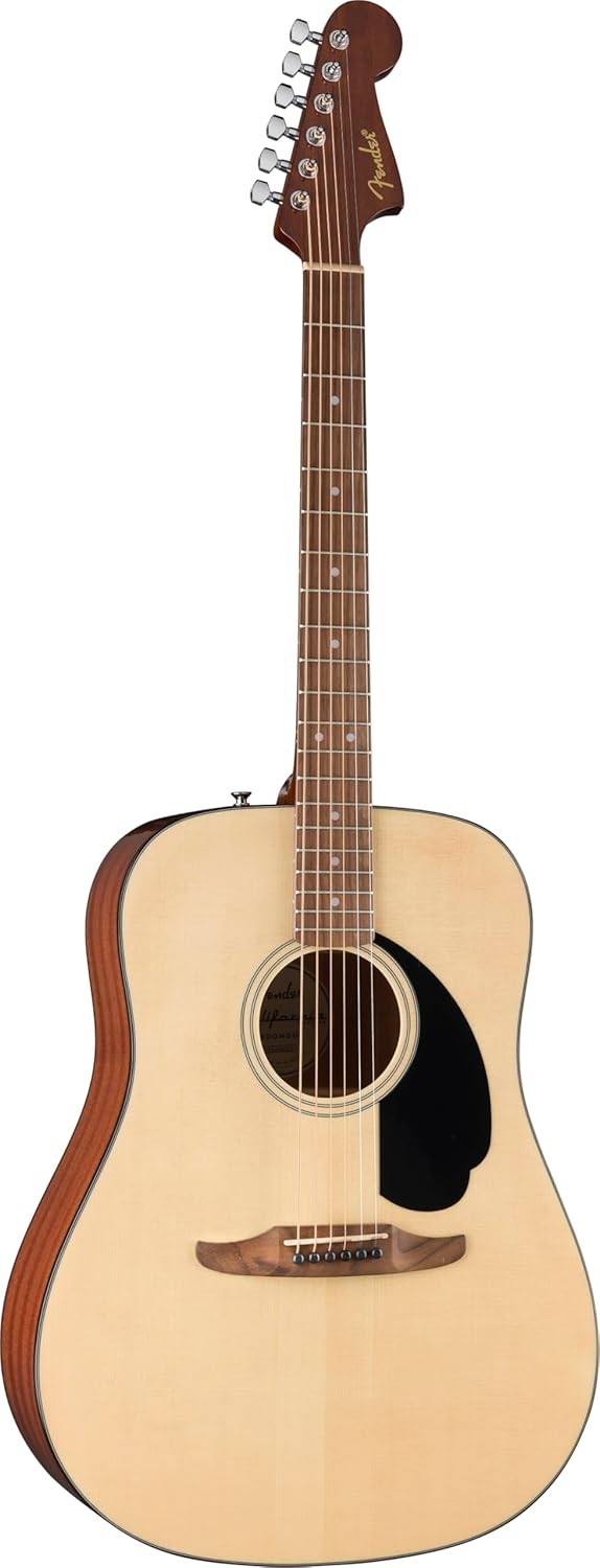 Dreadnought Acoustic Guitar Natural Spruce Top Full Size