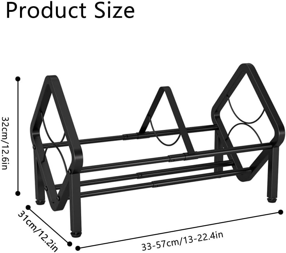 Expandable Vinyl Record Holder LP Storage Rack Metal Album Stand 40-80
