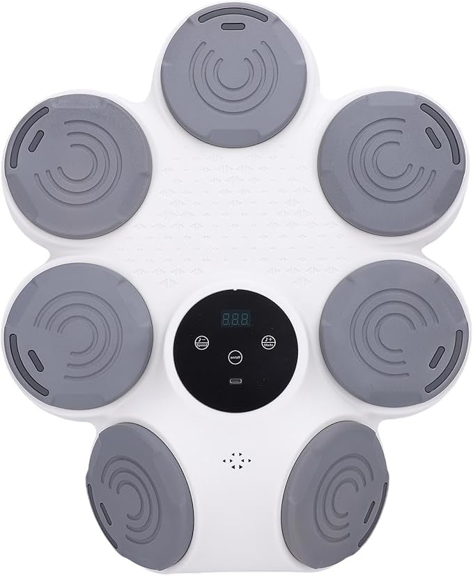 Smart Boxing Machine Wall Mount LED Reaction Trainer Adjustable Speed Home Gym