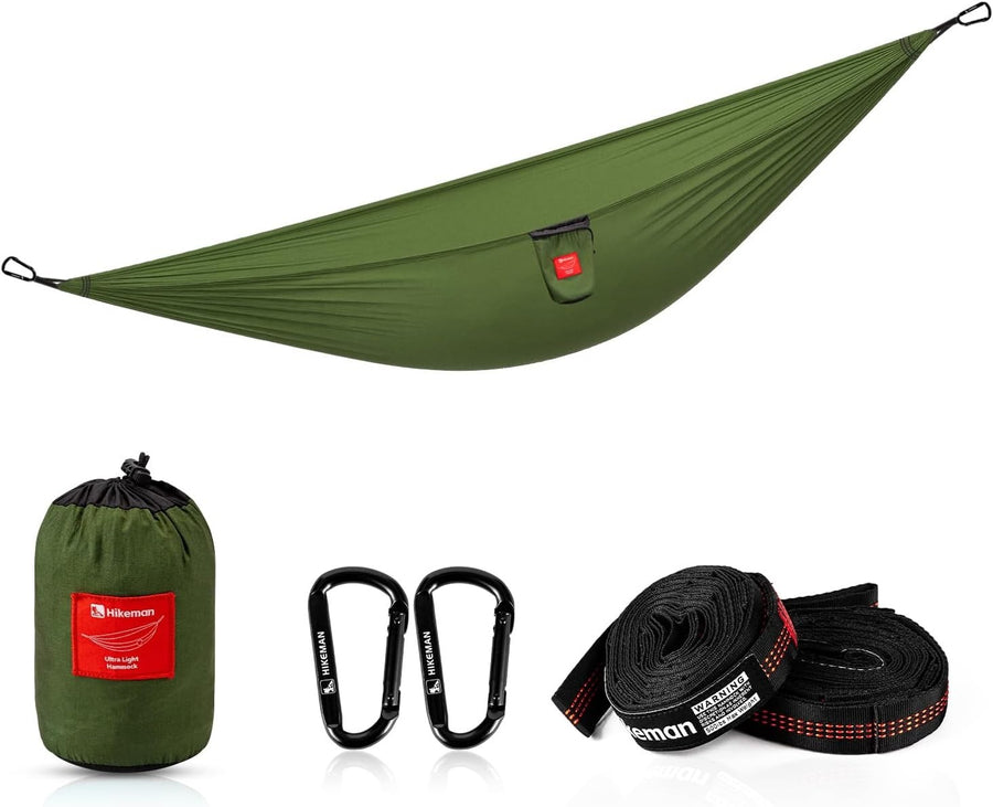 Ultralight Camping Hammock with Straps | Compact Travel Bed for Hiking