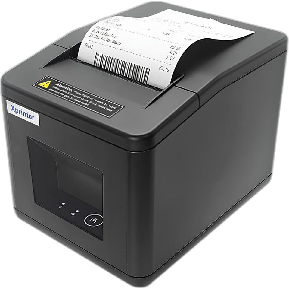 80 mm High‑Speed Thermal Receipt Printer USB POS Printer with Auto Cutter