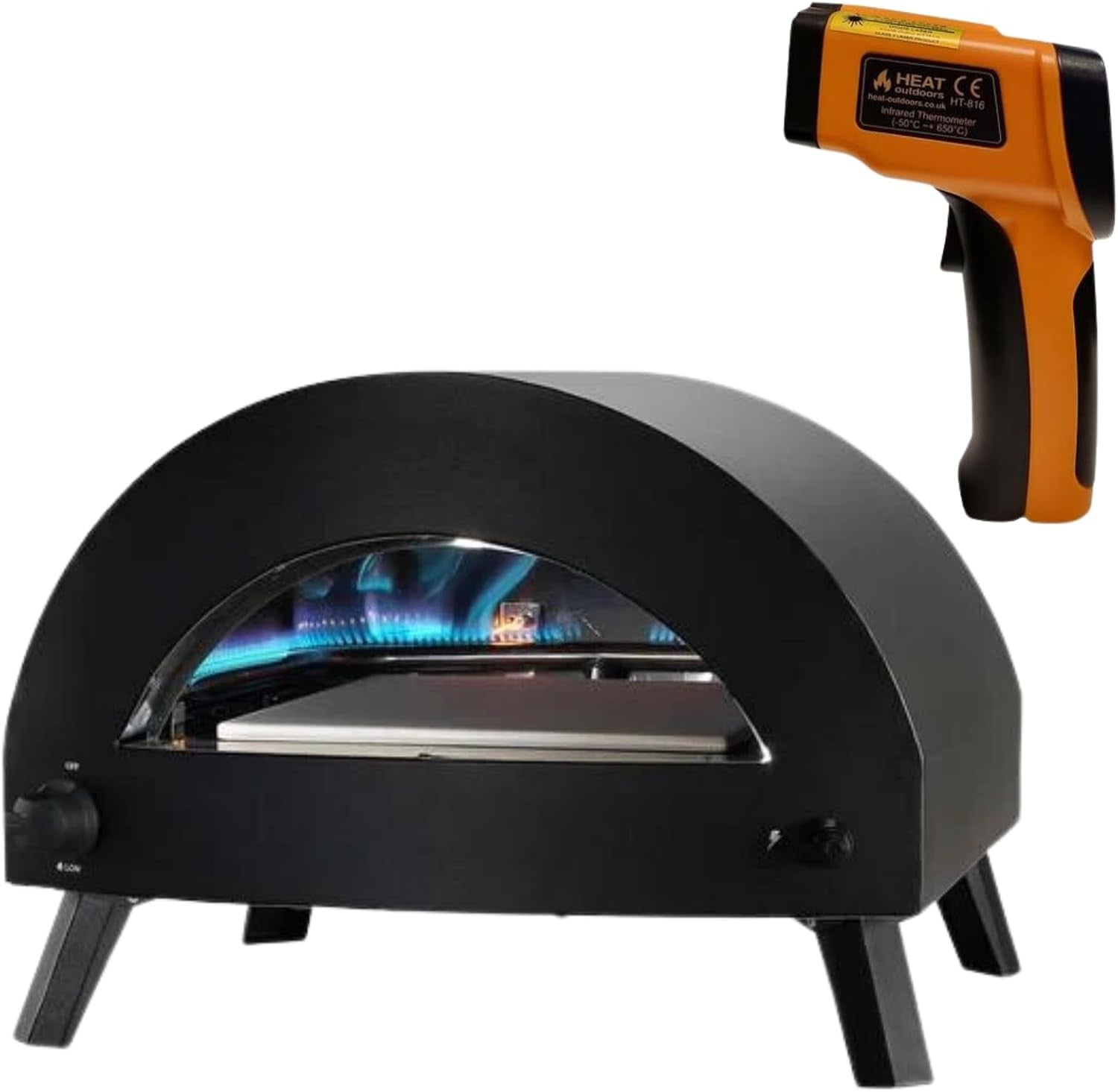 Heat-Outdoors Omica Pizza Oven, Black (800601) [Energy Class A]