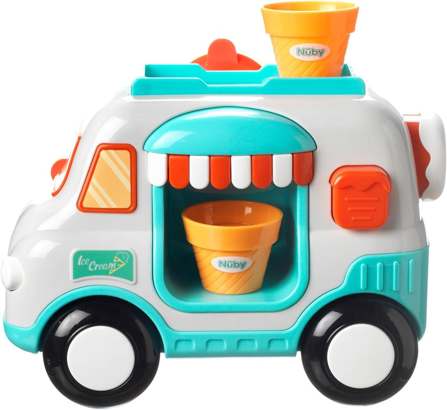 Ice Cream Bath Bubble Machine Toy with 2 Cones Kids