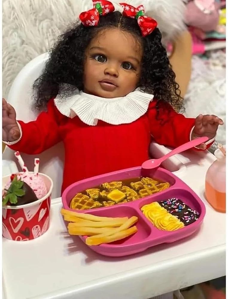 26in Realistic Black Toddler Baby Doll Soft Body Poseable Gift