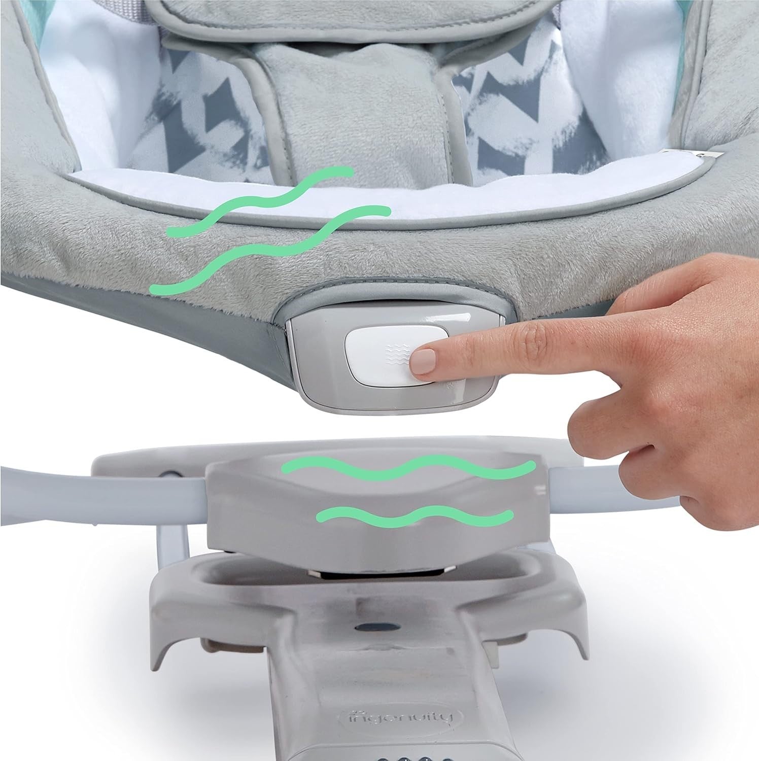 2in1 Baby Swing and Infant Seat with Music Vibrations Adjustable Portable