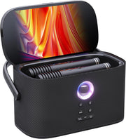 140W Portable Karaoke Machine with Screen 2 Wireless Mics TV