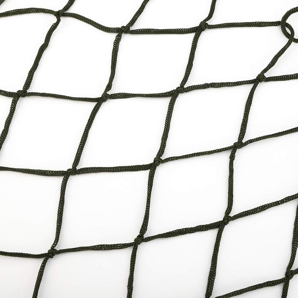Single Person Camping Hammock – Strong Nylon Mesh Net Bed with Ropes for Garden