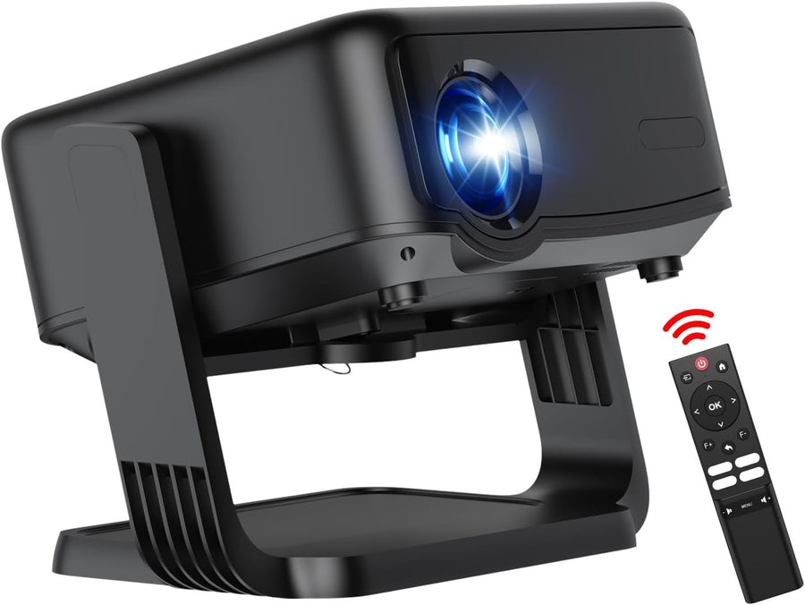 1080P Smart Projector 4K WiFi Bluetooth Netflix Android Auto Keystone