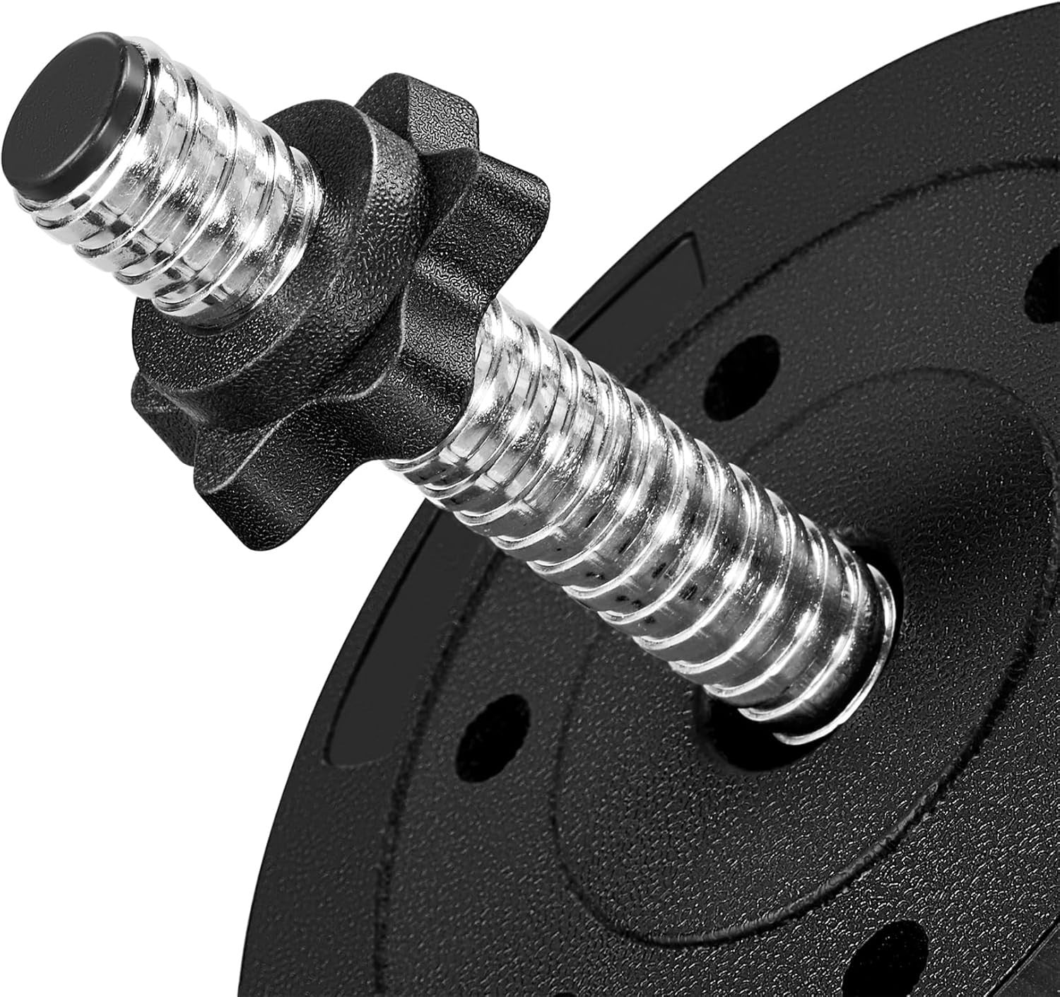Adjustable Dumbbell Set 15–30KG Anti-Roll Non-Slip Home Gym Weights