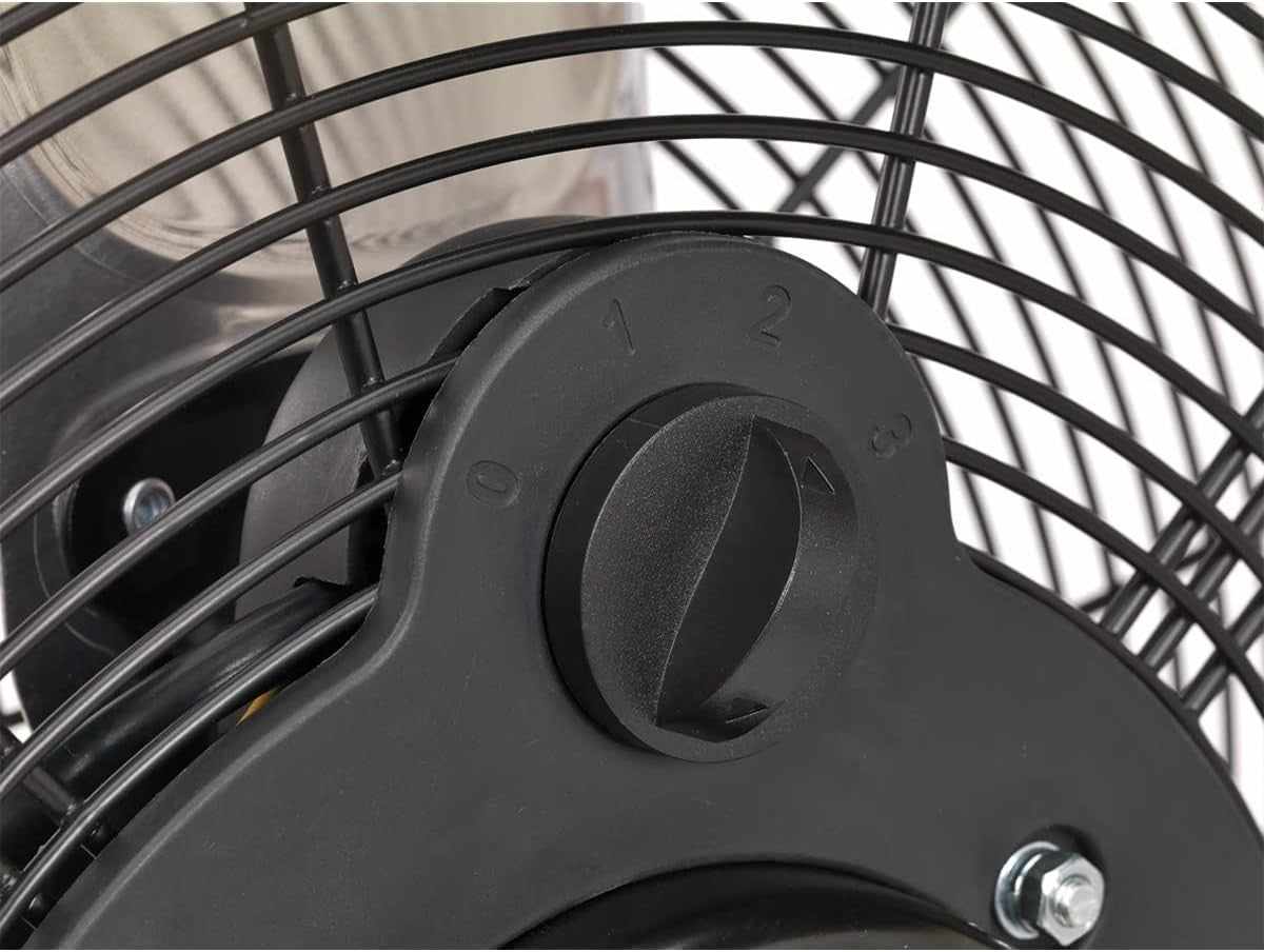 Industrial High Velocity Floor Fan 18 Inch 3-Speed Heavy Duty Metal Cooling